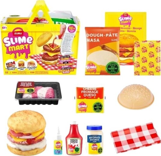 Zuru Slime Mart Handlekurv Burger Kreativ Slimlek
