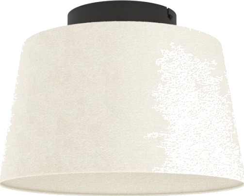 Eglo Febres Taklampe I Sort Med Hvit Tekstilskjerm Eglo Febres Taklampe I Sort Med Hvit Tekstilskjerm