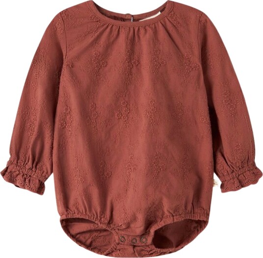 Lil"Atelier Nbfnopa Ls Loose Body Lil Brown 74