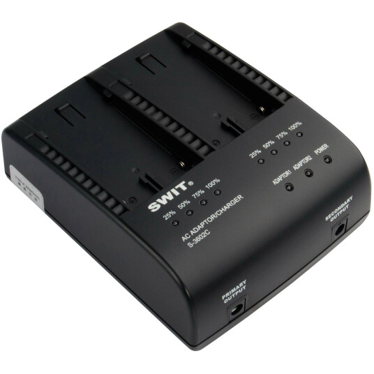 SWIT S-3602D Batterilader CGA/VBD-type Panasonic CGA D-type Dobbel Lader SWIT S-3602D Batterilader CGA/VBD-type Panasonic CGA D-type Dobbel Lader