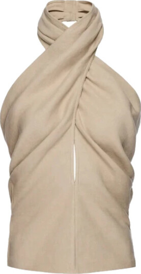 Magda Butrym Dame Topper Beige S, Magda Butrym Dame Topper Beige S,