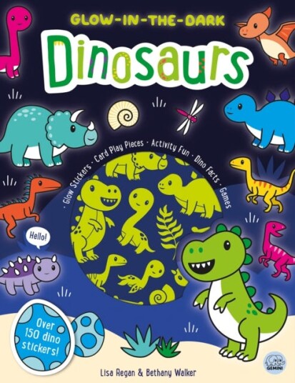 GlowintheDark Dinosaurs Sticker Activity Book GlowintheDark Dinosaurs Sticker Activity Book