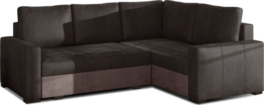 Seksjon Eltap Corona 235x162x90 cm Monolith 29 Monolith 09 Brun Mørk beige Høyre