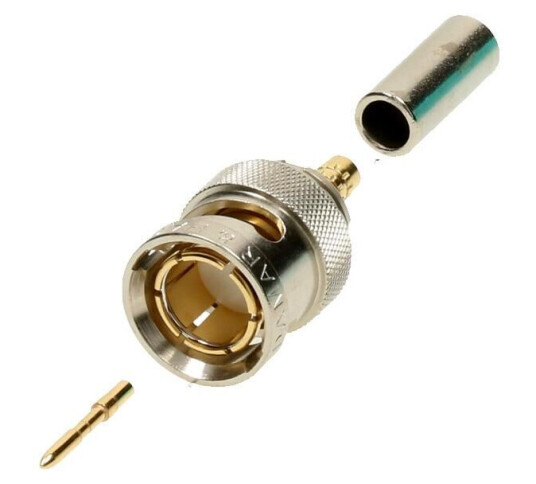 Klotz Bn7t042cud Bnc Slim Plug 75 Ohm Uhd