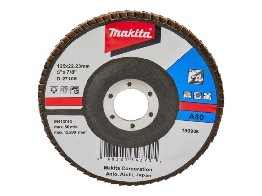 Makita Lamellplate D 27109 K80 For Tre/Metall/Plast 125mm