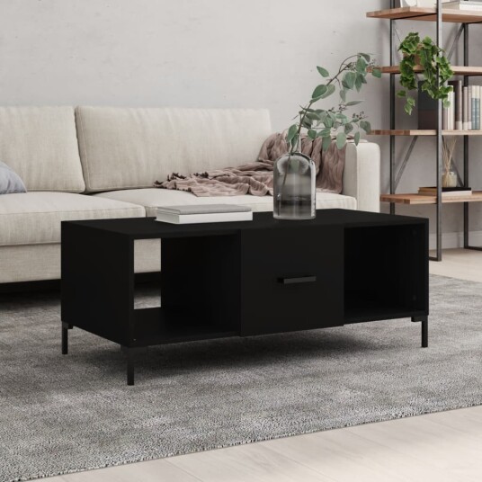  Salongbord svart 102x50x40 cm konstruert tre 8720845427627