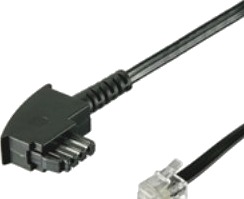 Goobay 68535 3 M Tae-F Rj11 Sort Hankjønn Hankjønn