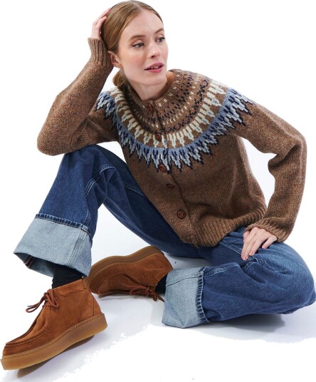 Jumperfabriken Kardigan Joelle Cardigan Brun