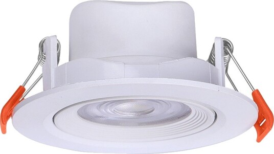 V Tac 7W Ø8,8cm LED innfellingsspot   Hull: Ø6,8 cm Mål: Ø8,8 cm CCT   3 lysfarger   Kulør : 3 i 1