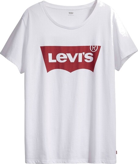 Levi's Plus T skjorte PL Perfect Tee Plus Sportswear Hvit