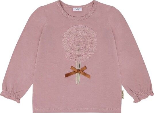 Hust and Claire Genser   HCAlma Swirl   Heather   Hust and Claire   2 år (92)   Genser Brun Rosa