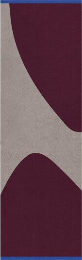 Mette Ditmer Rocks gangmatte 240x77 cm vinrød Mette Ditmer Rocks gangmatte 240x77 cm vinrød