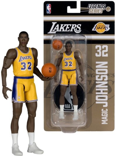McFarlane's SportsPicks  Legends Series: NBA  Magic Johnson (Los Angeles Lakers) 6" Action Figure