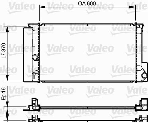 Radiator VALEO 735250
