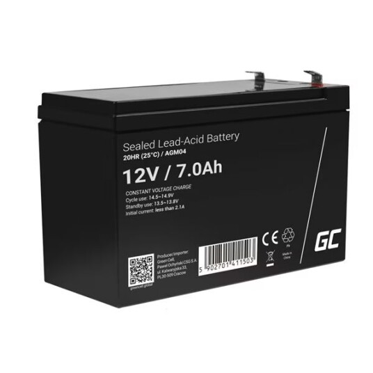 Green Cell AGM 12V 7Ah Green Cell AGM 12V 7Ah
