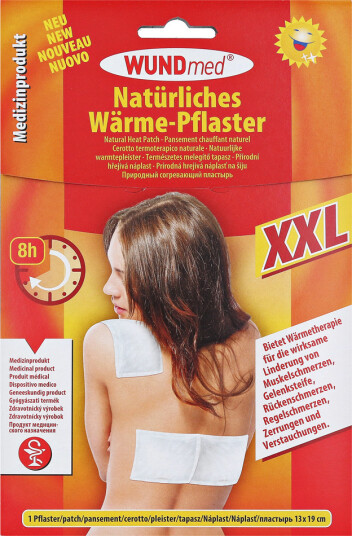 Varmeplaster XXL Wundmed Natürliches for rygg og skuldre