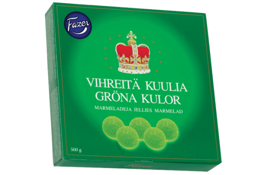 Fazer Gröna Kulor 500g Fazer Gröna Kulor 500g