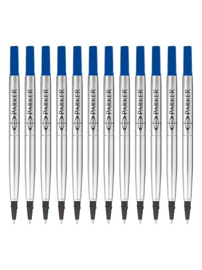 Parker Rollerball Pen Refills  Fine Point  Blå QUINK Ink  12 Count