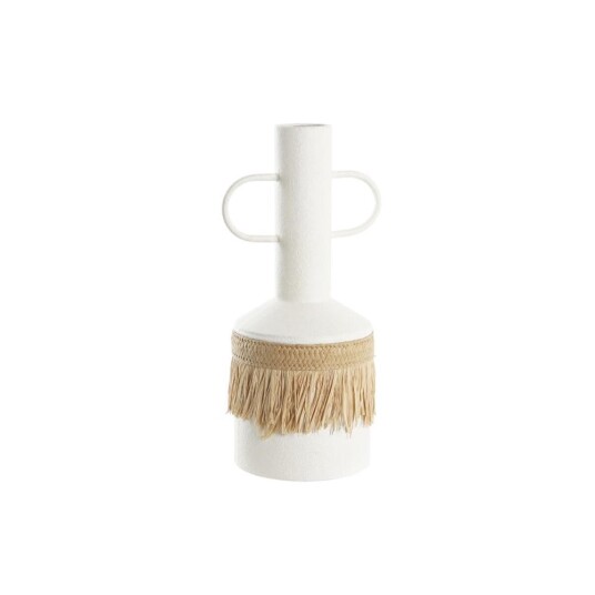 Dkd Home Decor Vase Dkd Home Decor Hvit Naturell Metall 20 X 16 X 40 Cm