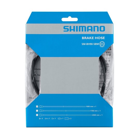 Shimano Brake Hose Sm-Bh90-Sbm, Xtr/xt/slx Svart Sett