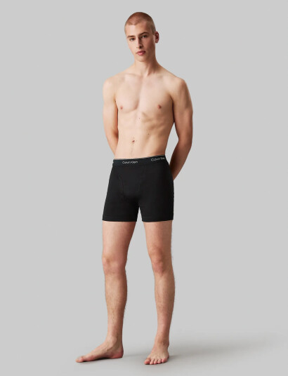 Calvin Klein Boxer Brief 3 Pk Black M