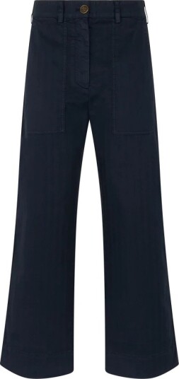 Etro Dame Bukser Blå W27, Etro Dame Bukser Blå W27,