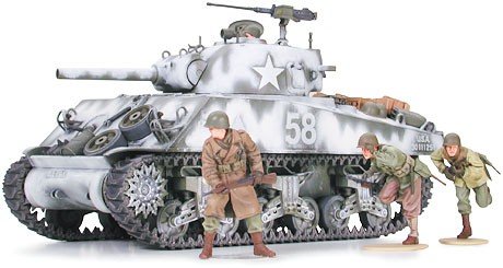 Tamiya 1/35 U.S Medium Tank M4A3 Sherman 105mm Howitzer (Assault Support)