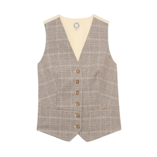 Ines de la Fressange Paris Dame Jakker Brun L, Ines de la Fressange Paris Dame Jakker Brun L,