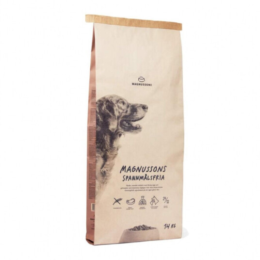 Magnussons Spannmålsfrie Hundefôr 14 kg - Kornfri og Ovnsbakt Magnussons Spannmålsfrie Hundefôr 14 kg - Kornfri og Ovnsbakt