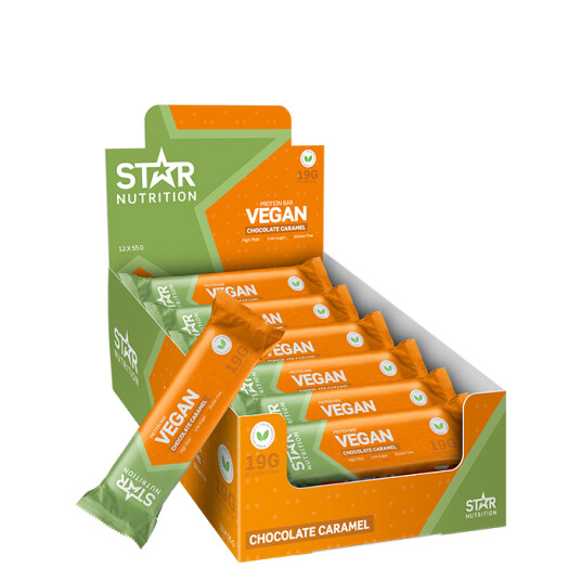 12 x Star Nutrition Vegan Protein bar, 55 g 12 x Star Nutrition Vegan Protein bar, 55 g