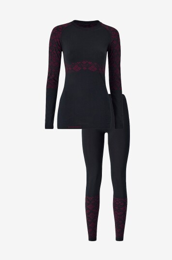 Bagheera Undertøysett Seamless Set Women Svart