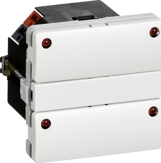 Lauritz Knudsen Trykknapp LK Fuga KNX 4-veis Med Status-Led (1 Modul) Hvit