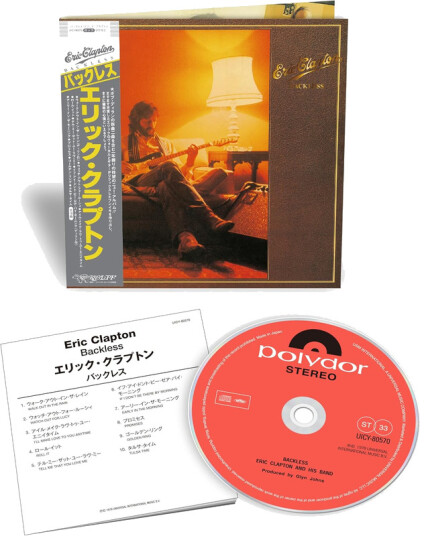 Eric Clapton Backless CD