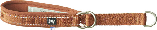 Hurtta Casual Halvstrup Halsbånd Eco – Cinnamon (25-35 cm)