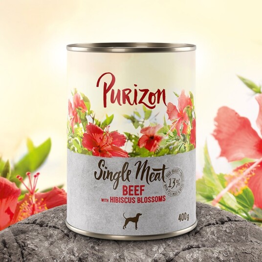 Purizon Våtfôr Enkeltboks Biff 400 G Purizon Våtfôr Enkeltboks Biff 400 G