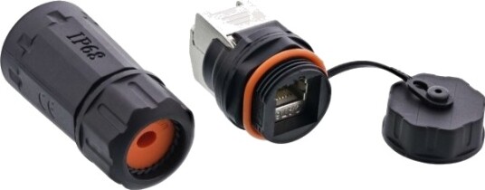 Inline 69990R Rj45 Female Hunkjønn Svart