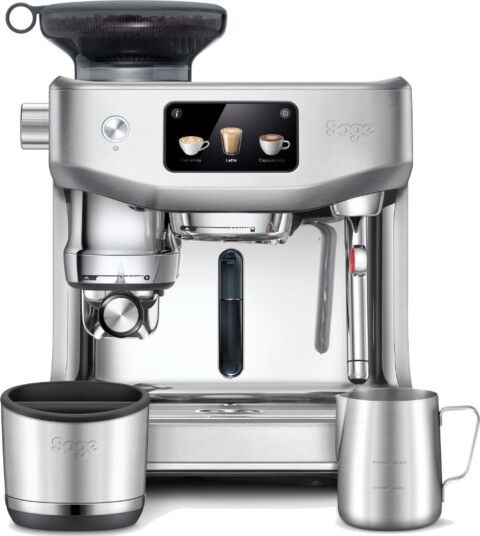 Sage The Oracle Jet Espressomaskin med 2,3L og 45 kverninnstillinger i børstet rustfritt stål Sage The Oracle Jet Espressomaskin med 2,3L og 45 kverninnstillinger i børstet rustfritt stål