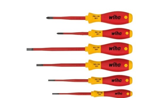 Wiha SoftFinish SlimFix Skrutrekkersett 1000V AC - 6 Deler, 624g