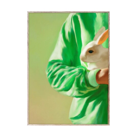 Paper Collective White Rabbit poster 70 x 100 cm