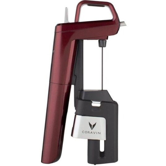 Coravin  Timeless six+ vinkonserveringssystem 11 deler i veske burgunder
