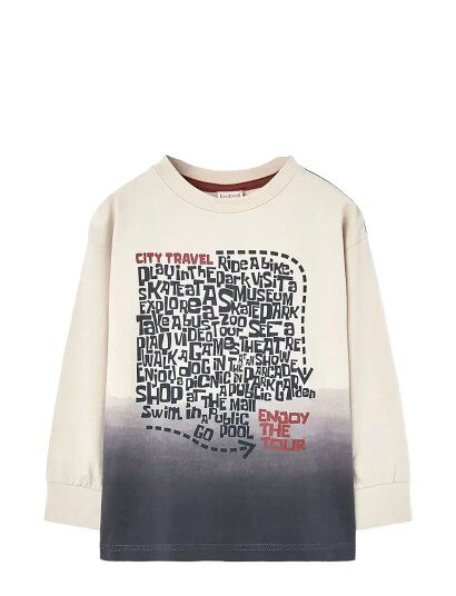 Boboli Knit T-Shirt - Cream - 104 Boboli Knit T-Shirt - Cream - 104