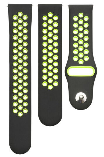 TRIACLE SPORT REM UNIVERSAL 20 MM SVART/GRØNN
