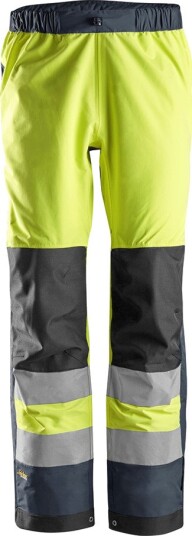 Snickers Workwear 6530 AllroundWork Skallbukse varsel, gul Varsel, Gul/Marineblå, Klær