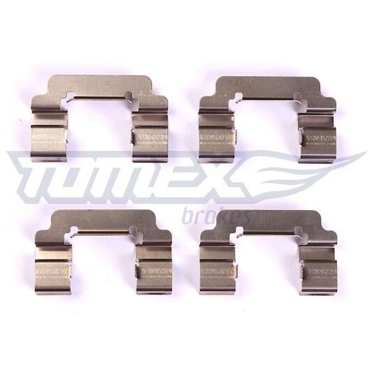 Tilbehørsett, skivebremse belegg TOMEX Brakes TX 44-34 Tilbehørsett, skivebremse belegg TOMEX Brakes TX 44-34