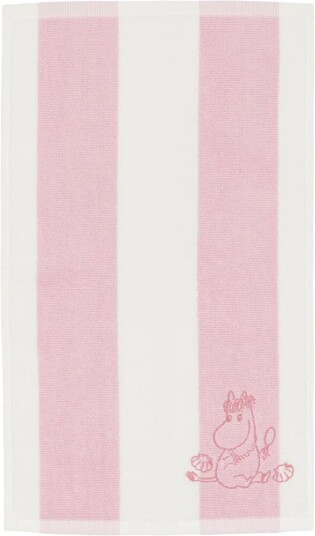 Arabia Mummi håndkle 30 x 50 cm Skjell rosa-hvit