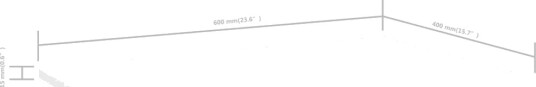  Hylleplater 4 stk hvit 60x40x1,5 cm sponplate 8720286245033