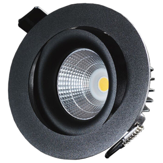 Designlight P 1602527B Downlight 7W svart Belysning