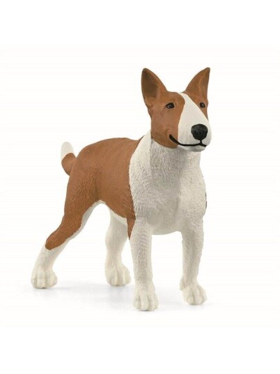 Schleich Bull Terrier Figurer - Hundefigur i Plast 4,7 cm