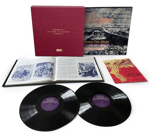 Luciano Pavarotti La Boheme LP/Vinyl