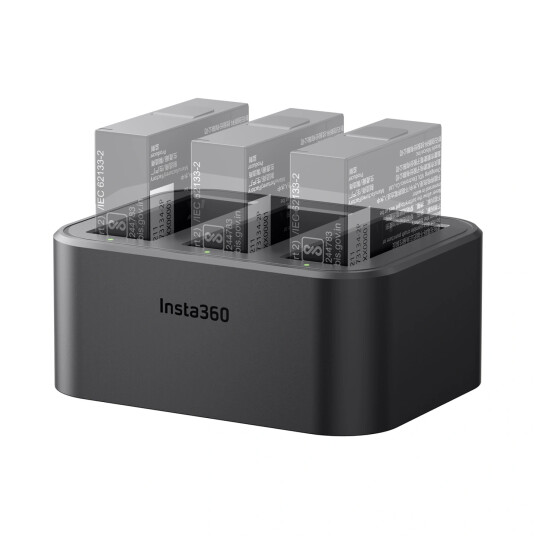 Insta360 Ace Pro Fast Charge Hub for 3 Batterier - Videotilbehør